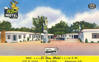 El Don Motel at 2222 West Central Avenue in Albuquerque, New Mexico